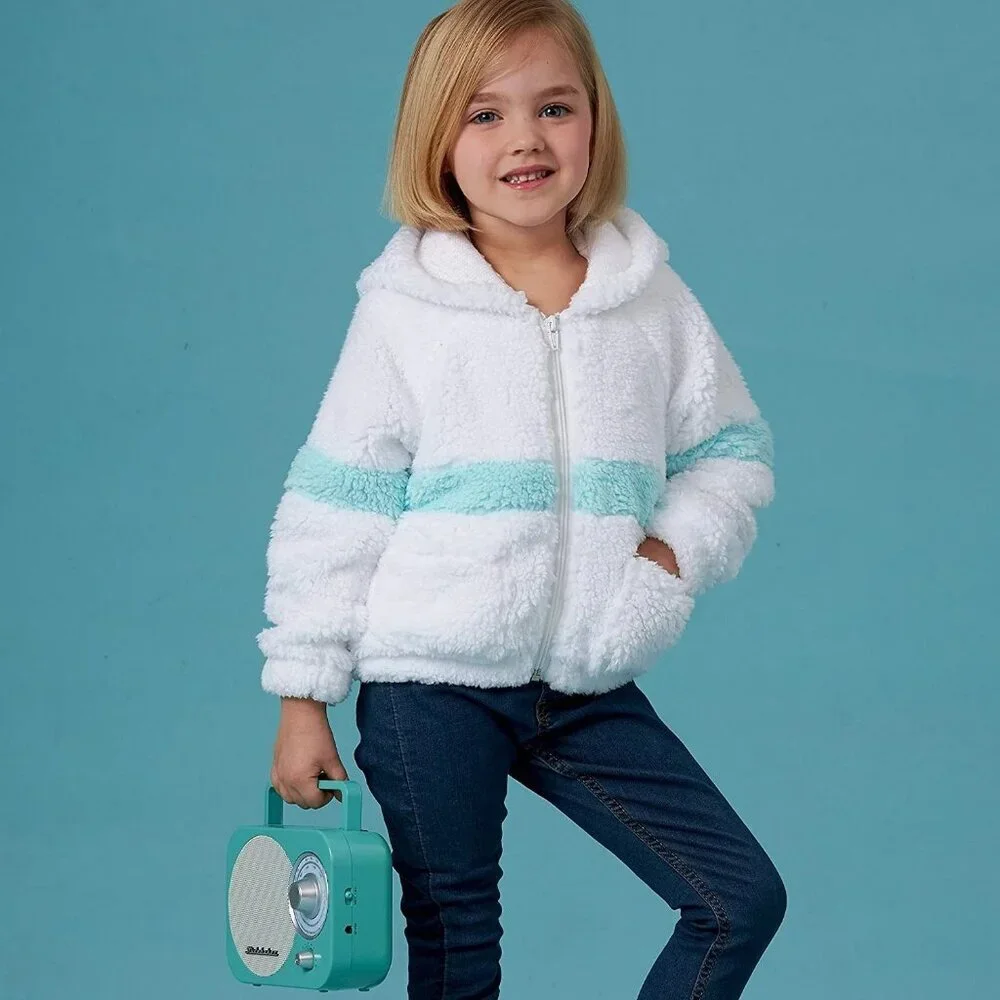 Simplicity Sewing Pattern 8999‎ 10259 Jacket Coat Hooded Girls Size 3-6